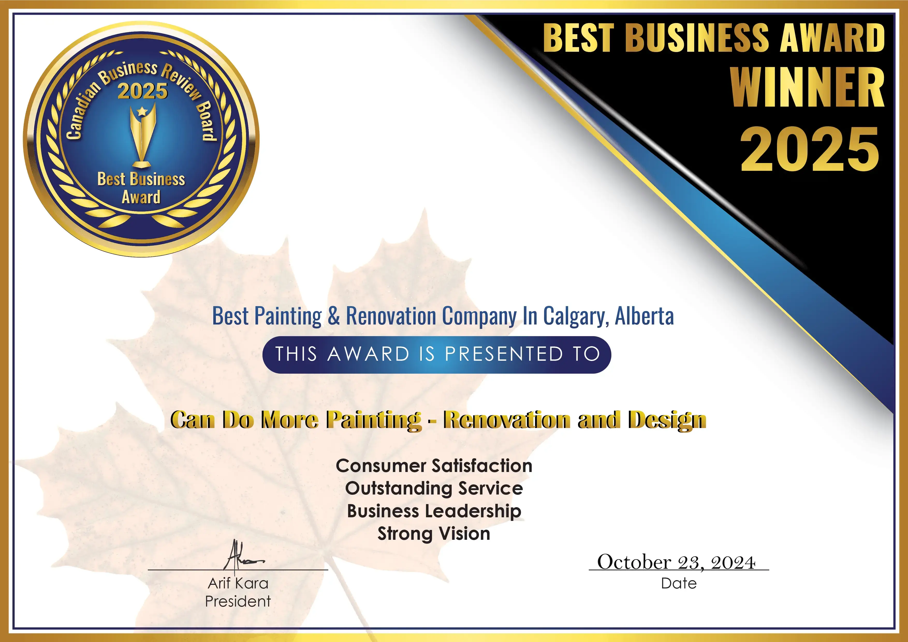 Calgary's Best Renovation & Design 2025 - CBRB Inc.