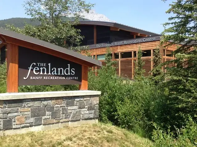 The Fenlands Banff Recreation Centre exterior and signage worked on by Can Do More