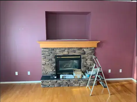 Living room before renovation