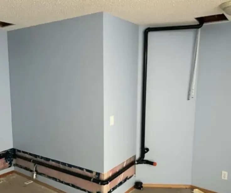 Basement wet bar area before renovation